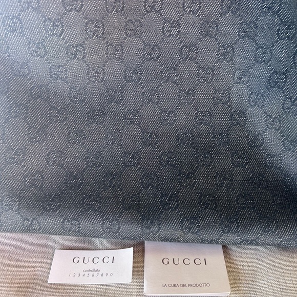 Authentic Gucci Black Canvas Tote Bag! - Picture 4 of 10